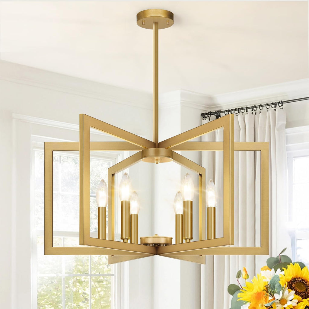 25"-61" Height Adjustable Modern Matte Black Chandelier for Dining Room, No Assembly Required Black Dining Room Light Fixture Over Table, Industrial Metal Pendant Lights Fixture for Kitchen Island