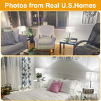 21" Touch Bedside lamps with 2 USB & AC Outlets, 3-Way Dimmable Bedside Table Lamps Set of 2
